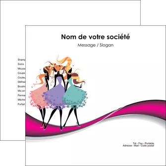 personnaliser maquette flyers institut de beaute robe salon de mode boutique de mode MLGI22032