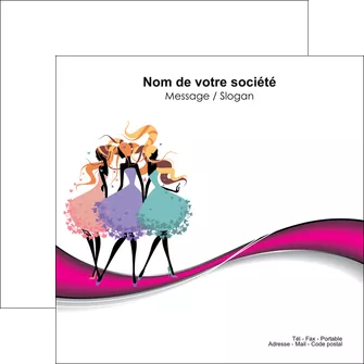creation graphique en ligne flyers institut de beaute robe salon de mode boutique de mode MLGI22034