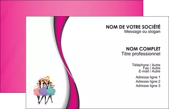 exemple carte de visite institut de beaute robe salon de mode boutique de mode MLGI22042