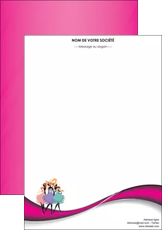 modele en ligne tete de lettre institut de beaute robe salon de mode boutique de mode MLGI22044