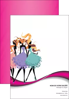 personnaliser maquette affiche institut de beaute robe salon de mode boutique de mode MLGI22046