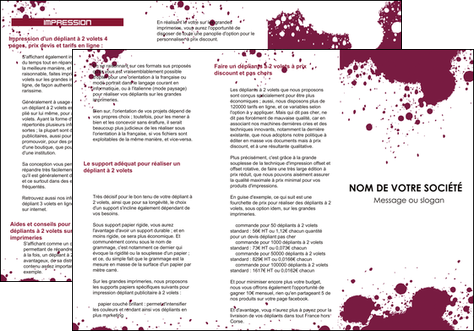 creer modele en ligne depliant 3 volets  6 pages  design abstrait artistique MLIP22164