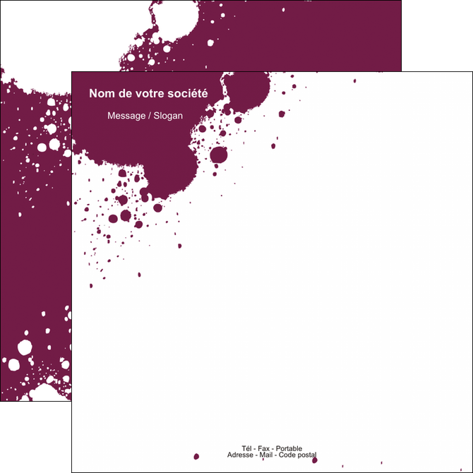 realiser flyers design abstrait artistique MLIP22172
