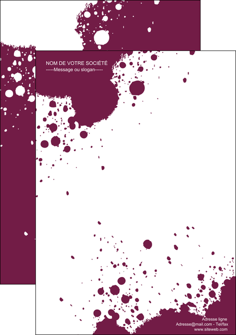imprimerie affiche design abstrait artistique MLIP22178