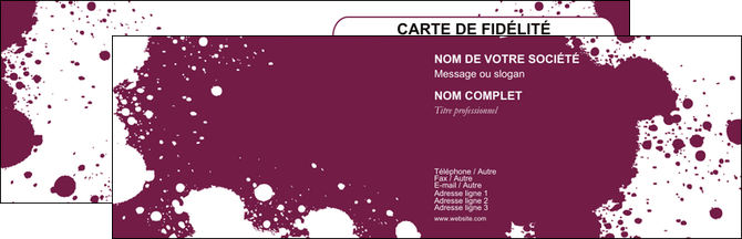 modele carte de visite design abstrait artistique MLIP22182