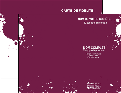 faire carte de visite design abstrait artistique MLIP22184