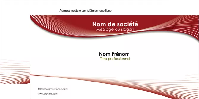 realiser enveloppe agence immobiliere design abstrait texture MLGI22262