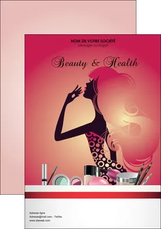 imprimer flyers cosmetique beaute coiffure soin MLGI22376