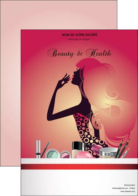 faire affiche cosmetique beaute coiffure soin MLGI22386