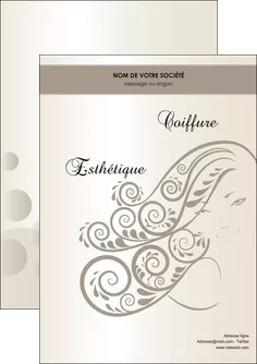 maquette en ligne a personnaliser flyers institut de beaute beaute coiffure soin MLGI22672