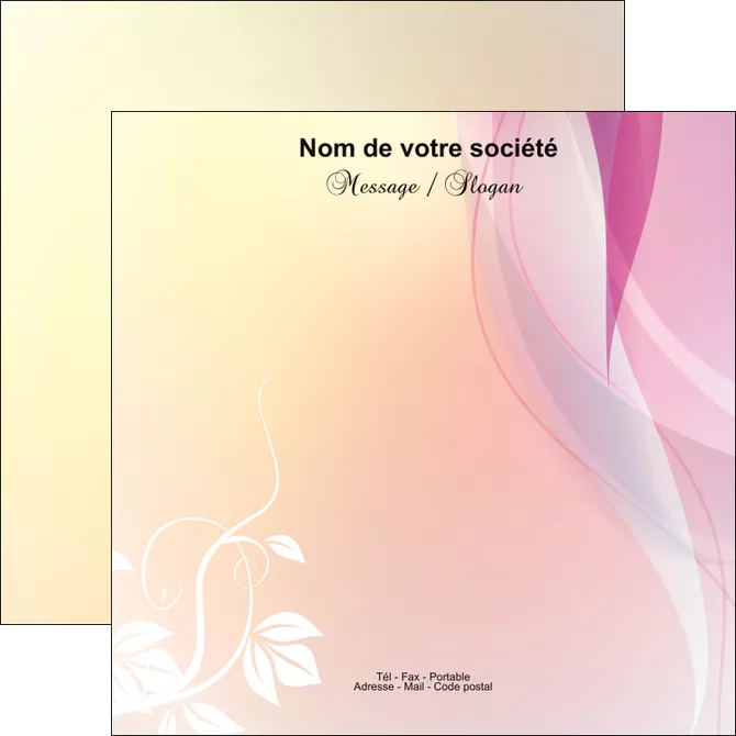 faire modele a imprimer flyers fleuriste et jardinage fleurs fleuriste jardin MIFLU22818