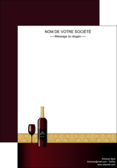 cree affiche vin commerce et producteur vin vignoble bouteille de vin MIF23270