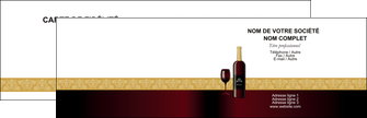 creation graphique en ligne carte de visite vin commerce et producteur vin vignoble bouteille de vin MIS23278