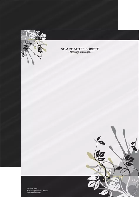 faire affiche fleuriste et jardinage fleurs fleuriste jardin MLIGLU23440