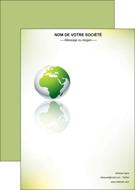 faire flyers paysage nature nature verte ecologie MIFBE23536