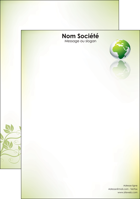 modele en ligne tete de lettre paysage nature nature verte ecologie MLIGCH23544