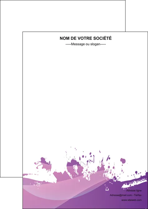 faire modele a imprimer flyers peinture texture contexture structure MIFBE23736