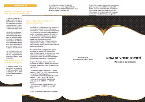 impression depliant 3 volets  6 pages  texture contexture structure MID23830