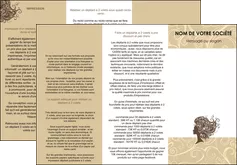 modele depliant 3 volets  6 pages  institut de beaute beaute coiffure soin MLGI24214