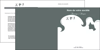 creation graphique en ligne depliant 2 volets  4 pages  institut de beaute coiffure salon de coiffure beaute MLGI24234
