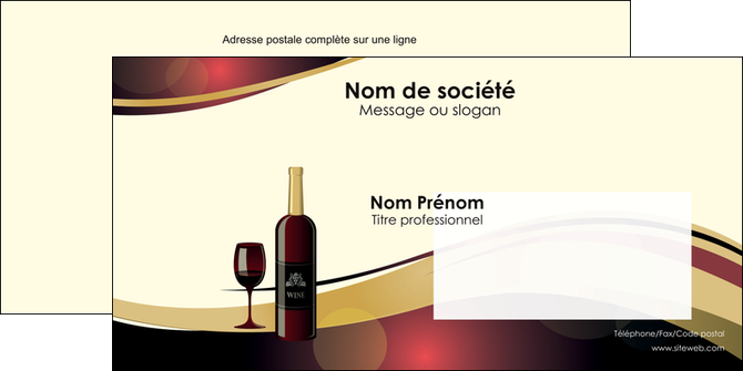 modele en ligne enveloppe vin commerce et producteur vin vignoble bouteille de vin MIDBE24294