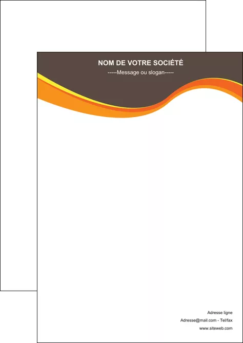 modele flyers structure contexture design simple MLGI24612