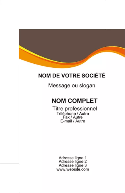 personnaliser modele de carte de visite structure contexture design simple MIFLU24632