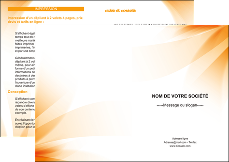 exemple depliant 2 volets  4 pages  structure contexture design simple MLIGBE24878