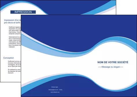 realiser depliant 2 volets  4 pages  texture contexture structure MIFCH24880