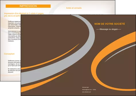 creation graphique en ligne depliant 2 volets  4 pages  texture contexture structure MID24912