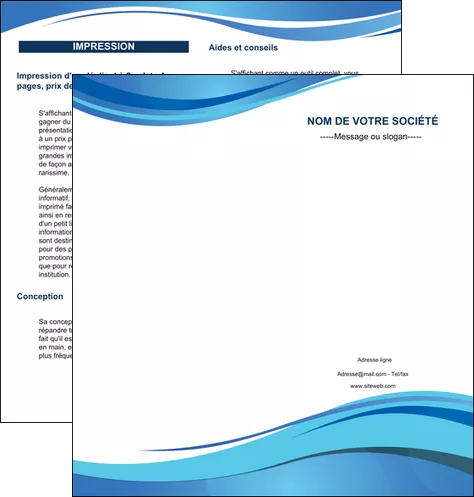 impression depliant 2 volets  4 pages  texture contexture structure MIFLU25028