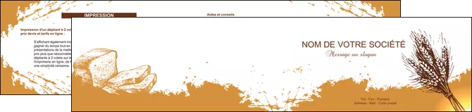 impression depliant 2 volets  4 pages  boulangerie boulangerie boulange boulanger MID25340