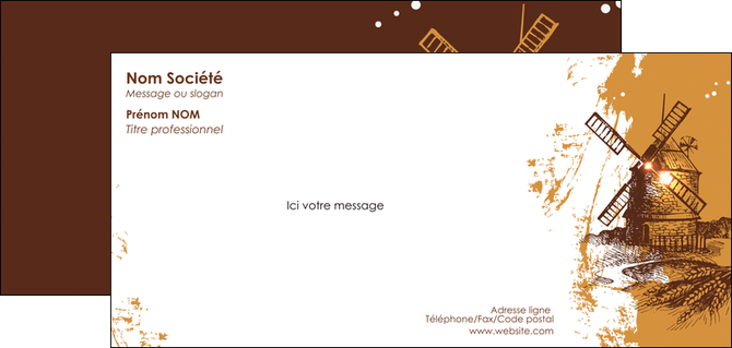 modele en ligne carte de correspondance boulangerie boulangerie boulange boulanger MLIGLU25388