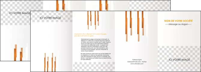 personnaliser modele de depliant 4 volets  8 pages  textures contextures structures MID25550