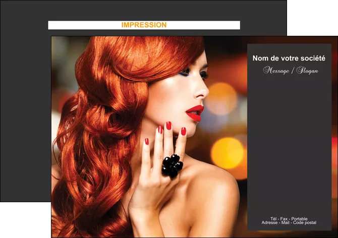 realiser flyers centre esthetique  coiffure coiffeur coiffeuse MLIGLU25682