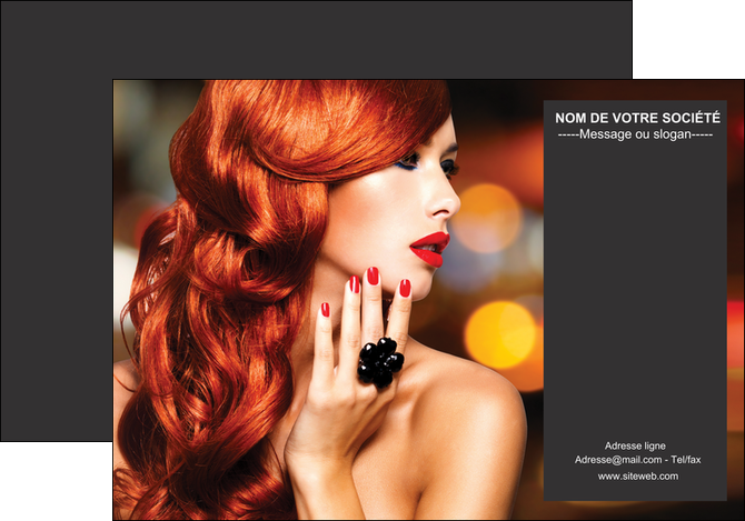 realiser affiche centre esthetique  coiffure coiffeur coiffeuse MMIF25688