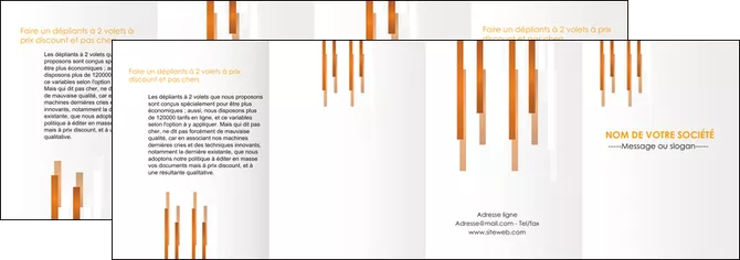 realiser depliant 4 volets  8 pages  texture contexture structure MLGI25730
