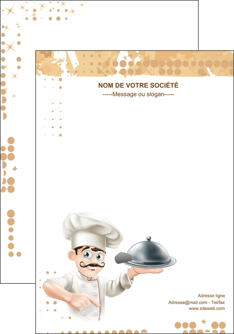 impression affiche boulangerie restaurant restauration restaurateur MID25834