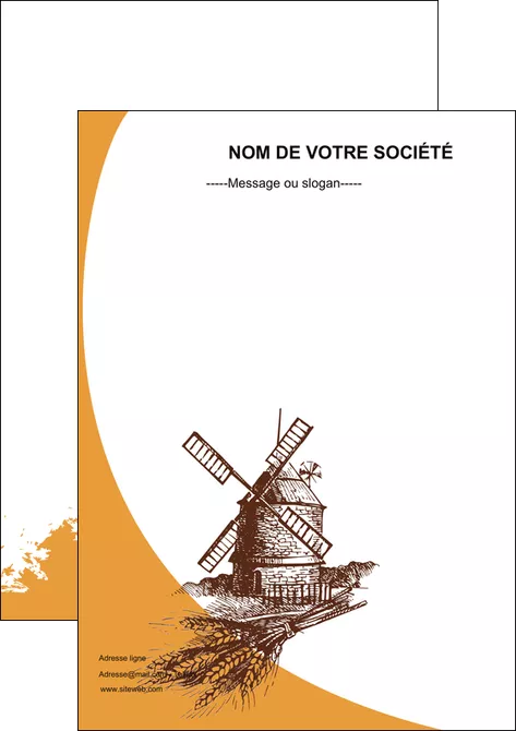 cree affiche boulangerie boulanger boulange MID25852