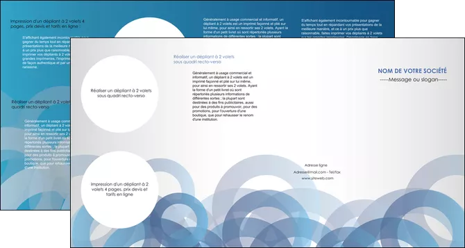 impression depliant 4 volets  8 pages  texture contexture structure MLGI25916