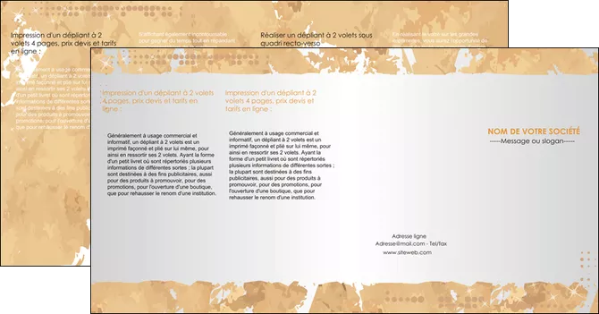 imprimer depliant 4 volets  8 pages  texture structure contexture MLGI25948