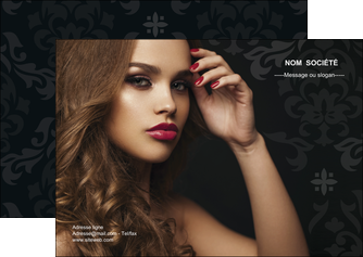 modele flyers cosmetique coiffure salon salon de coiffure MFLUOO25988