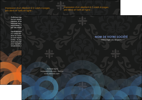 faire depliant 2 volets  4 pages  textures contextures structures MLIGBE26020