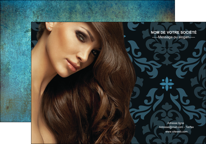realiser affiche centre esthetique  coiffure salon de coiffure beaute MLIGBE26294