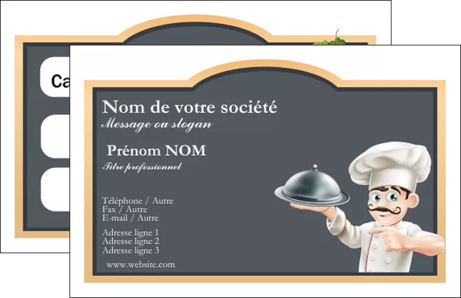 faire modele a imprimer carte de visite metiers de la cuisine c MIFBE26552