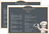 exemple set de table metiers de la cuisine menu restaurant liste de menu set de table MLIP26662