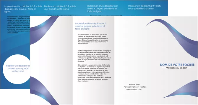 exemple depliant 4 volets  8 pages  texture contexture structure MLGI26768