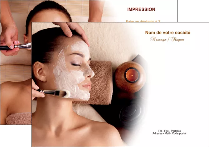 faire flyers centre esthetique  masque masque du visage soin du visage MIFBE26846