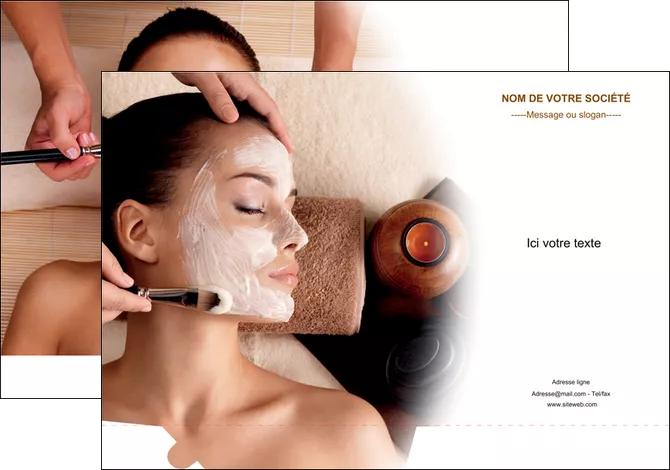 modele pochette a rabat centre esthetique  masque masque du visage soin du visage MIFBE26858