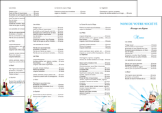 creation graphique en ligne depliant 3 volets  6 pages  metiers de la cuisine menu restaurant restaurant francais MLGI26940